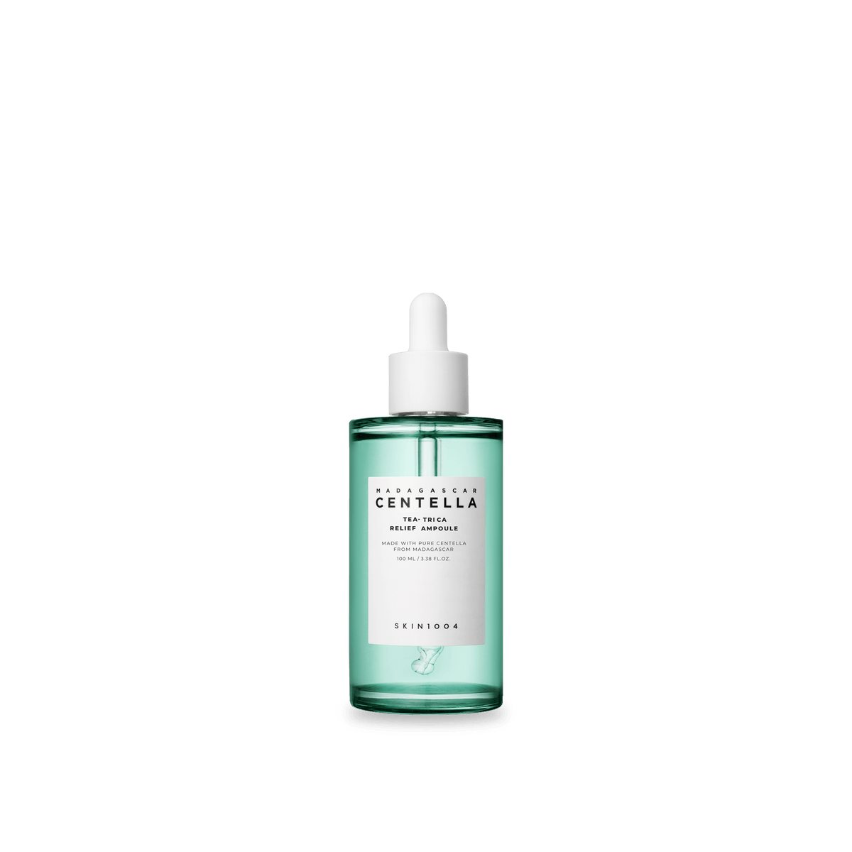 SKIN1004 Tea-Trica Relief Ampoule 3.38 fl. oz, 100ml, Soothing Hydration for Sensitive Skin