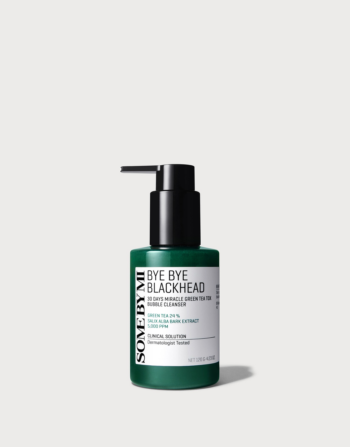 Some By Mi Bye Bye Blackhead 30 Days Miracle Green Tea Tox Bubble Cleanser 120g