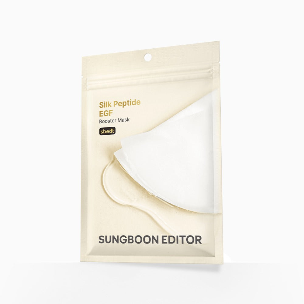 SUNGBOON EDITOR Silk Peptide EGF Booster Mask, 110g (7EA)