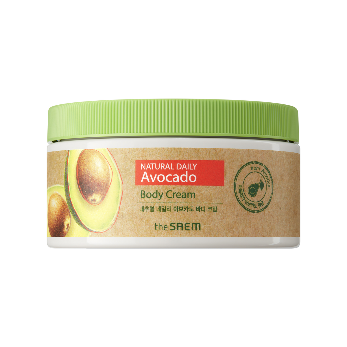 the SAEM Natural Daily Avocado Body Cream