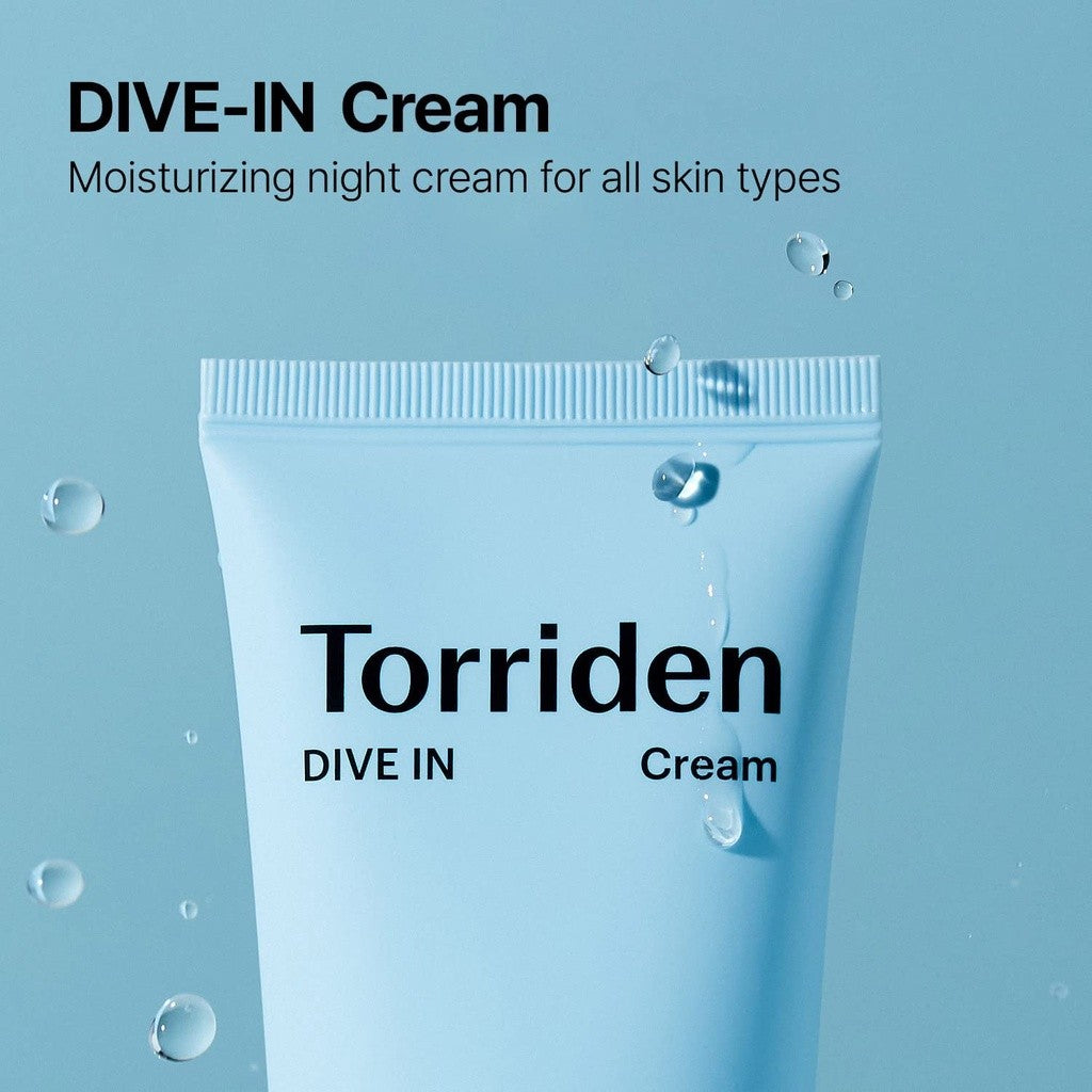 Torriden DIVE-IN Low-Molecular Hyaluronic Acid Cream 80ml / 2.71 fl oz | Facial Moisturizer for Sensitive, Oily Skin