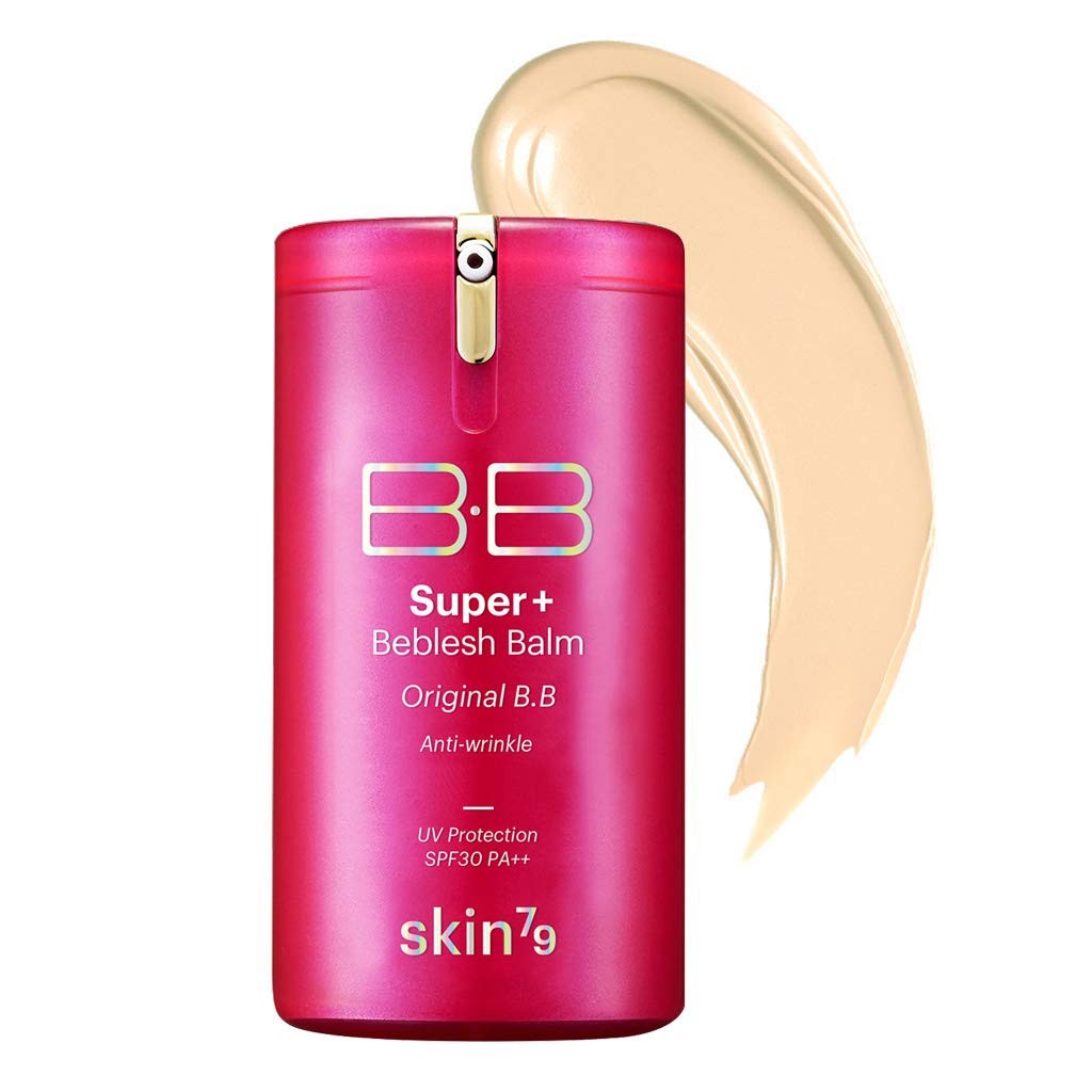 SKIN79 Super Plus Beblesh Balm Triple Función Pink BB (FPS30/PA++) 40g - Protector UV, Anti-arrugas, Blanqueador (Super Plus Pink BB Cream 40g)