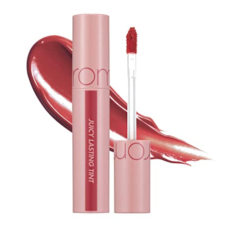 rom&nd Juicy Lasting Tint 06 FIG FIG, Vivid color, Juicy & Glossy Finish, Long-lasting, MLBB, moisturizing, Highly-Pigmented, Clear & Natural Makeup, Lip Tint for Daily Use, K-beauty, 5.5g / 0.2 oz