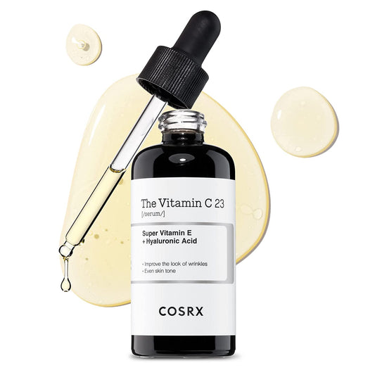 COSRX Vitamin C 23% Serum with Vitamin E & Hyaluronic Acid, Brightening & Hydrating Facial Serum for Dark Spots, Fine Lines, Uneven Skin tone, Pure Vitamin C Serum (Ascorbic acid), 0.67 fl.oz / 20 ml