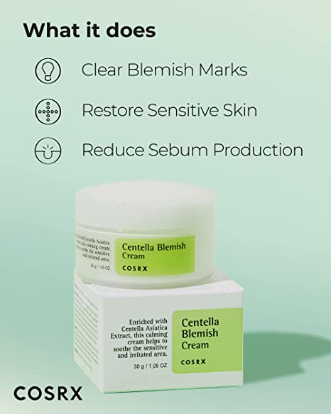 COSRX Centella Blemish Cream, 1.05 fl.oz / 30g