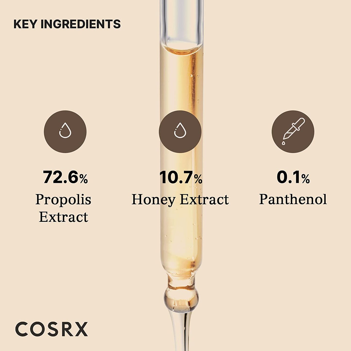COSRX Propolis Ampoule, Glow Boosting Serum for Face with 73.5% Propolis Extract, 1.01 fl.oz / 30ml