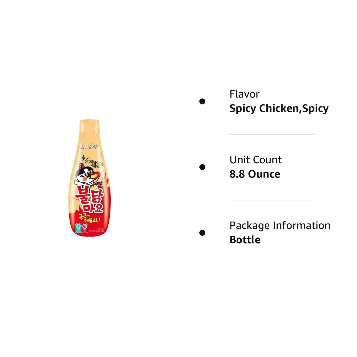 [Samyang] Bulldark Spicy Chicken Roasted Mayonnaise 250g / Korean food/Korean sauce/Asian dishes (overseas direct shipment)