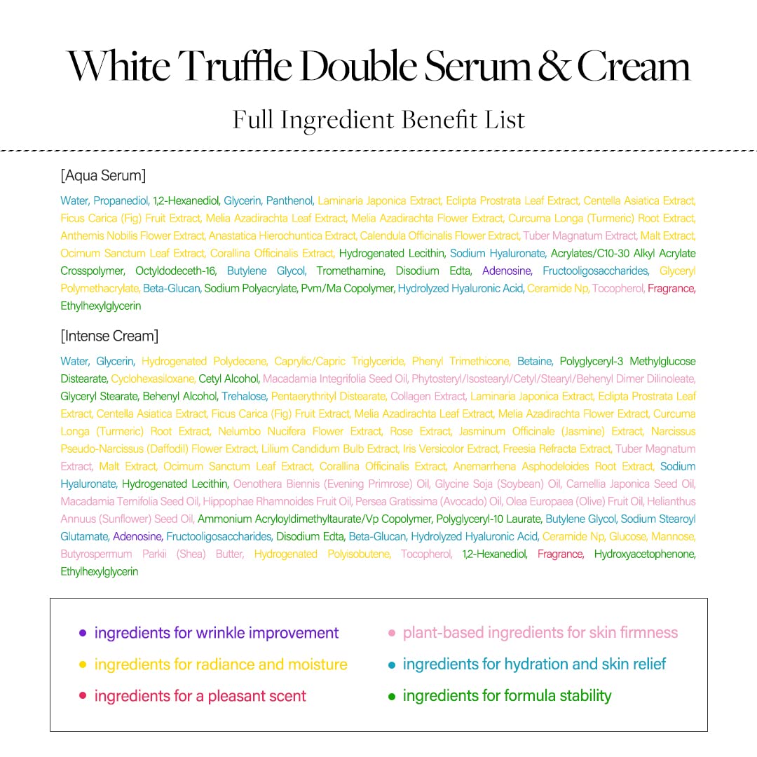d'Alba Italian White Truffle Double Serum & Cream, customizable 2-in-1 vegan serum cream, dual, double cream, 70g