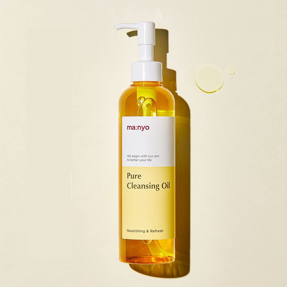 MANYO FACTORY Pure Cleansing Oil Korean Facial Cleanser, Blackhead Melting, Daily Makeup Removal with Argan Oil, for Women Korean Skin care 200ml / 400ml